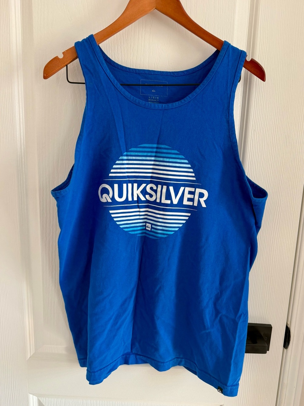 Quiksilver Men’s Royal Blue Logo Tank